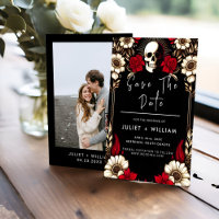 Thick Claret Ruby Heart Red Black Wedding