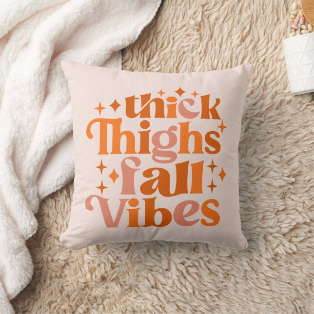 Thick Thighs Fall Vibes Kissen (Decke)