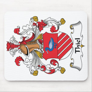 Thiel Familienwappen Mousepad