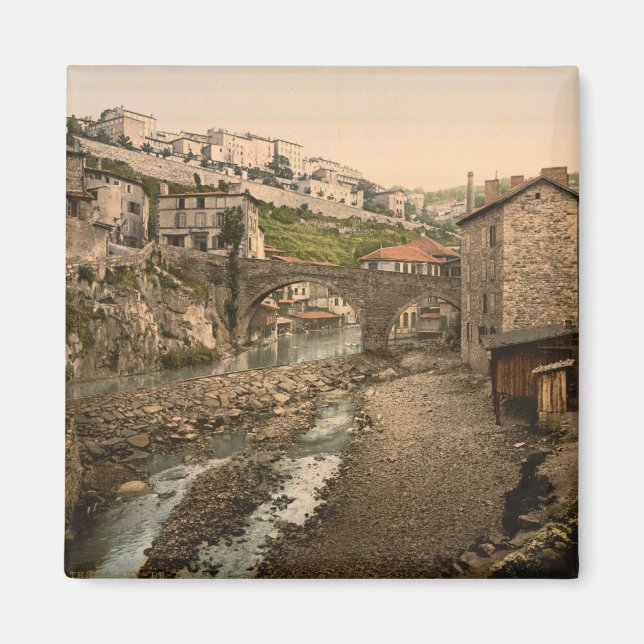 Thiers, Auvergne, Frankreich Magnet (Vorne)