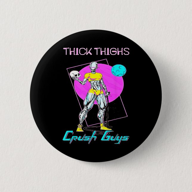 Thiick Thights Crush Typ Weightlift Bodybuildin Button (Vorderseite)
