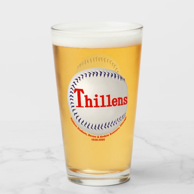 Thillens Stadium, Chicago, Illinois Glas (Vorne (Gefüllt))