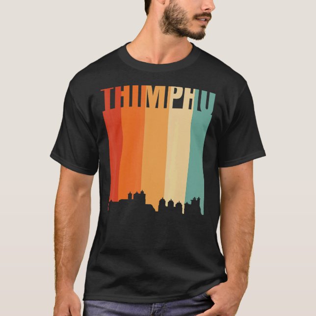 Thimphu Skyline T-Shirt (Vorderseite)