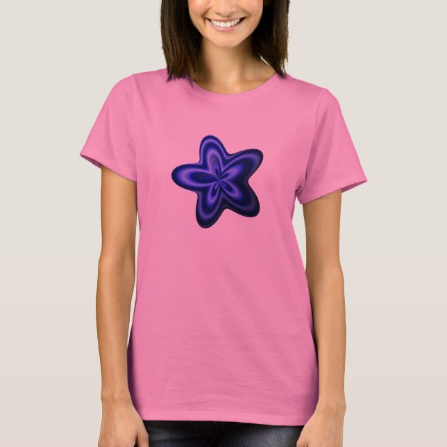 Thin Blue Line Abzeichen T-Shirt (Vorderseite)