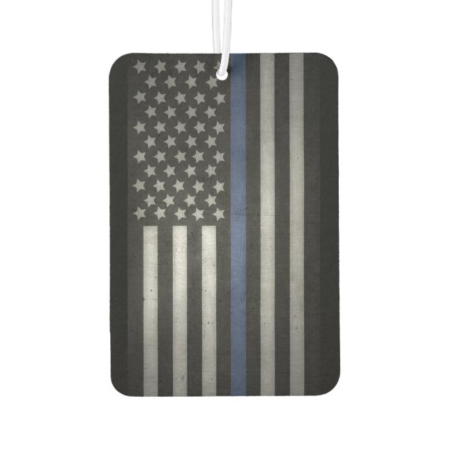 Thin Blue Line Air Freshener Autolufterfrischer (Rückseite)
