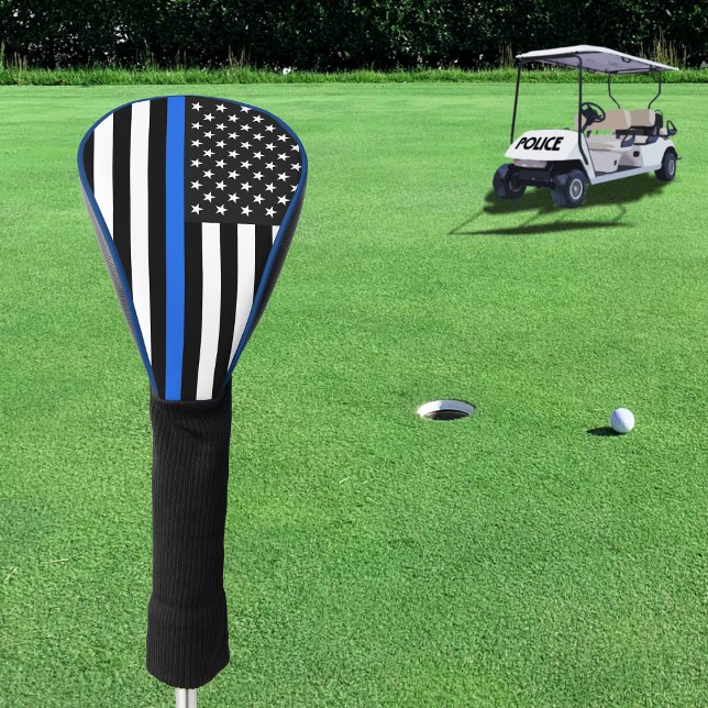 Thin Blue Line American Flag Golf Headcover (Von Creator hochgeladen)