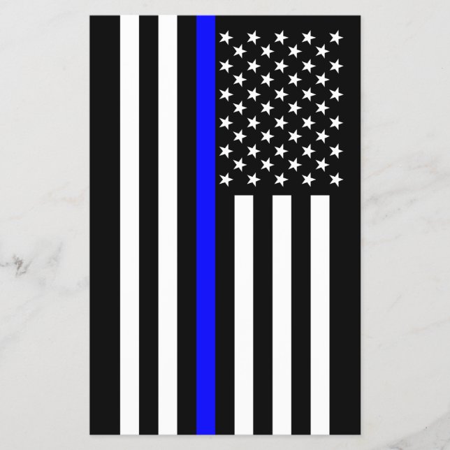 Thin Blue Line American Style Flyer (Vorne)
