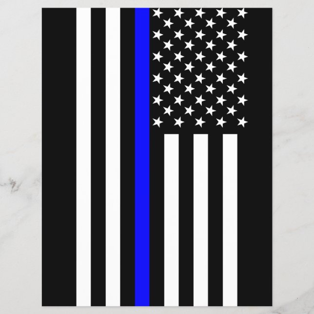 Thin Blue Line American Style Flyer (Vorne)