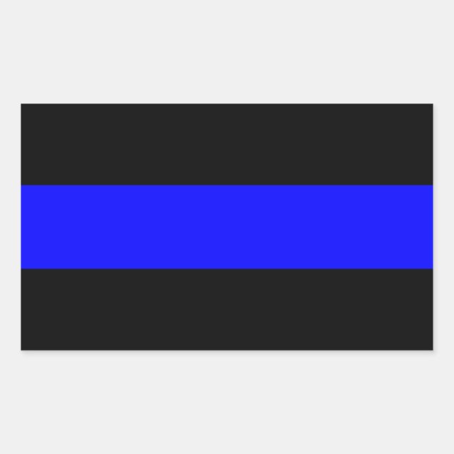 Thin Blue Line Aufkleber (Vorderseite)