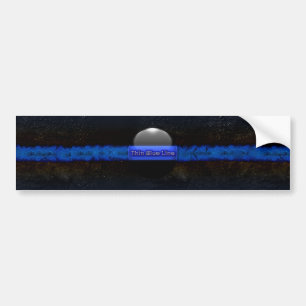 Thin Blue Line Autoaufkleber