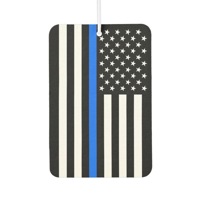 "THIN BLUE LINE" AUTOLUFTERFRISCHER (Vorderseite)
