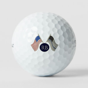 Thin Blue Line Balls Golfball