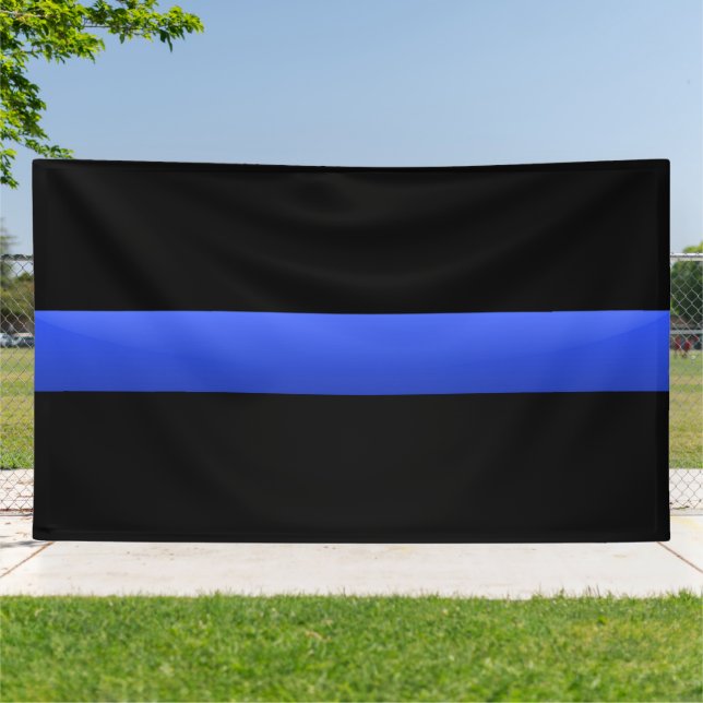 Thin Blue Line Banner (Außenbereich)