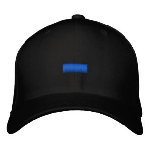 Thin Blue Line Bestickte Baseballkappe