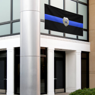 Thin Blue Line Brothers Keeper Abzeichen Banner