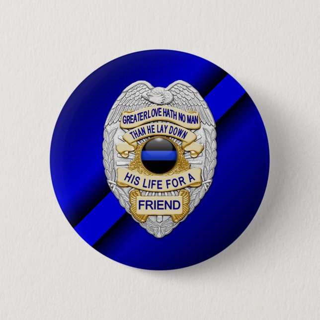 Thin Blue Line Button (Vorderseite)