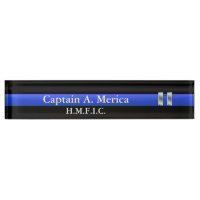 Thin Blue Line - Captain Bars Rank