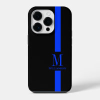 Thin Blue Line Custom Monogram