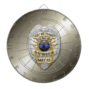 Thin Blue Line Dartscheibe