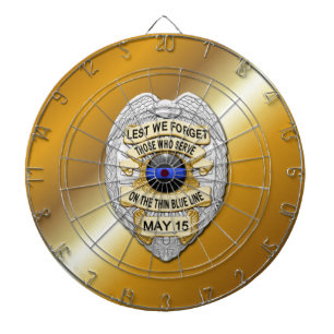 Thin Blue Line Dartscheibe