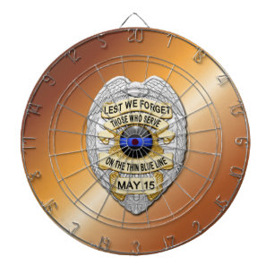 Thin Blue Line Dartscheibe