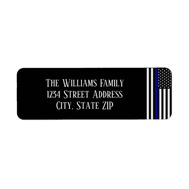 Thin Blue Line Flag (Vorne)