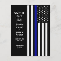 Thin Blue Line Flag