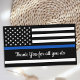 Thin Blue Line Flag Polizeidirektor Vielen Dank Visitenkarte (Von Creator hochgeladen)