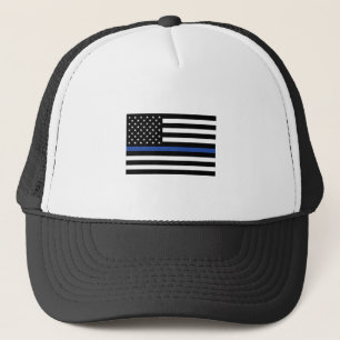 Thin Blue Line Flag Truckerkappe
