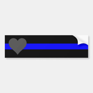 Thin Blue Line - Für diejenigen, die bedienen Autoaufkleber