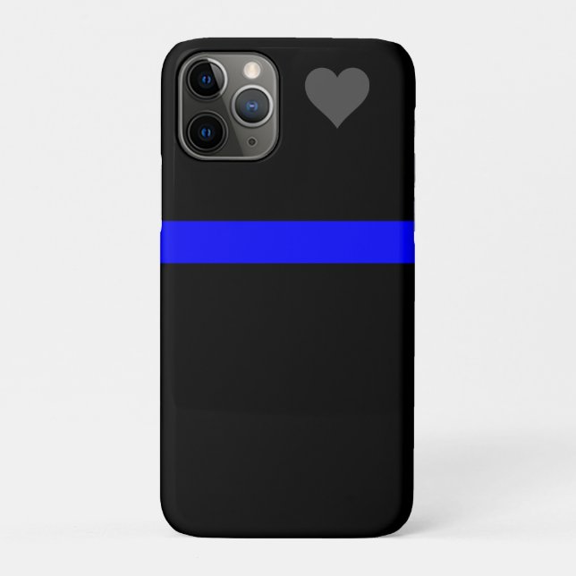 Thin Blue Line - Für diejenigen, die bedienen Case-Mate iPhone Hülle (Rückseite)