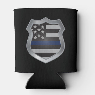 Thin Blue Line Getränk Koozie Dosenkühler