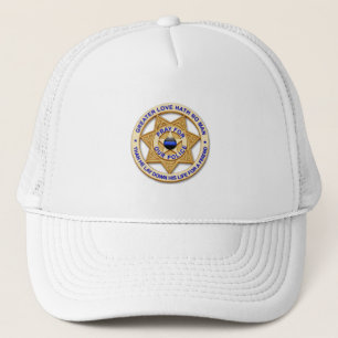 Thin Blue Line Greater Liebe Trucker Hat Truckerkappe