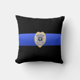 Thin Blue Line Kissen