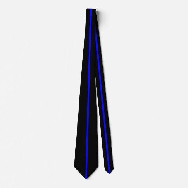 Thin Blue Line Krawatte (Vorderseite)