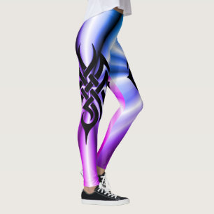 Thin Blue Line - Leggings zur Sternexplosion von S