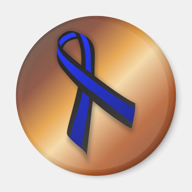 Thin Blue Line Magnet (Vorne)