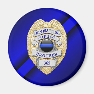 Thin Blue Line Magnet