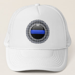 Thin Blue Line Medallion Truckerkappe