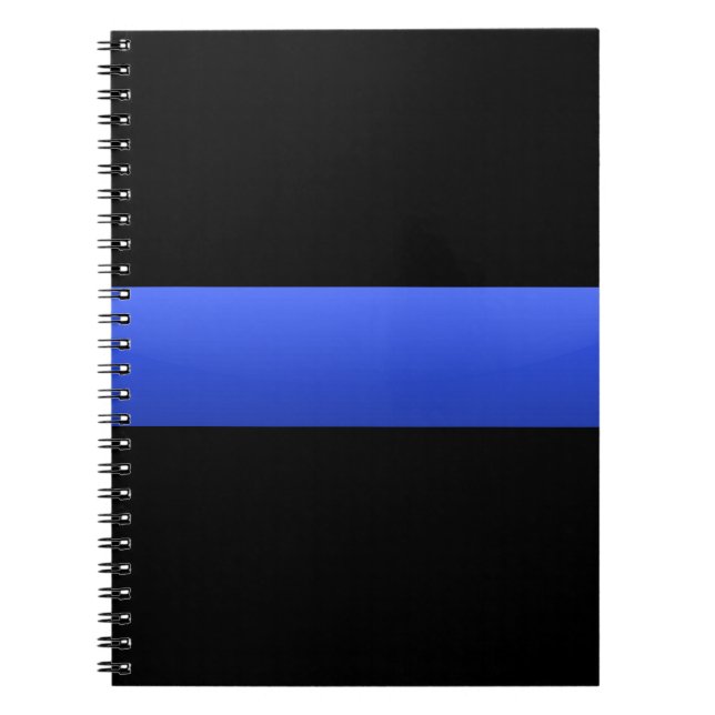 Thin Blue Line Notizblock (Vorderseite)