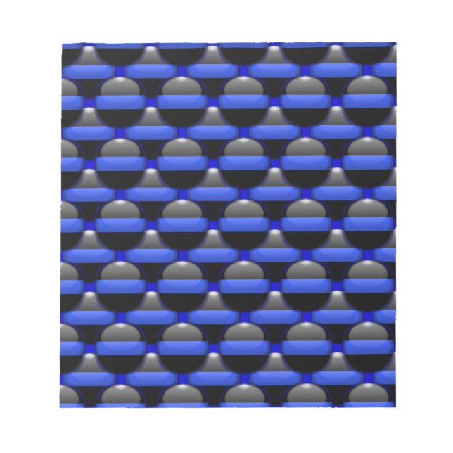 Thin Blue Line Notizblock (Vorderseite)