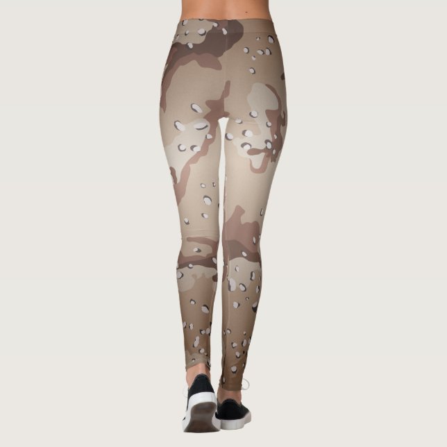 Thin Blue Line - Nuthin' Aber Camouflage Leggings (Rückseite)
