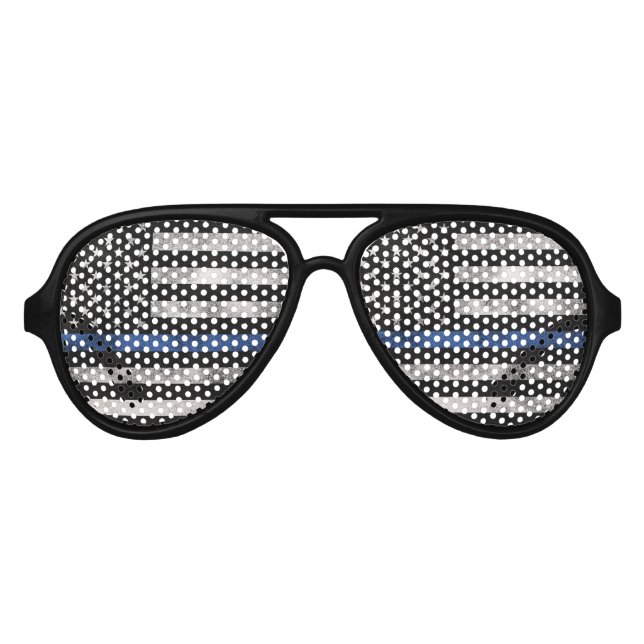 Thin Blue Line Police LEO Sonnenbrille (Vorderseite)