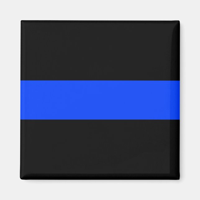 Thin Blue Line Police Magnet (Vorne)