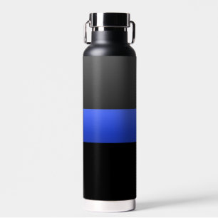 Thin Blue Line Police Supporter Thermal Tumbler Trinkflasche