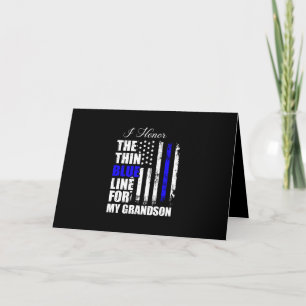 Thin Blue Line Polizei-Flagge Back The Blue Einladung