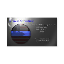 Thin Blue Line - Saluting Balls aus Stahl