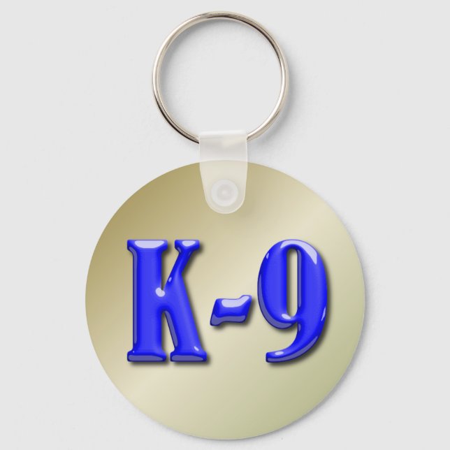 Thin Blue Line Schlüsselanhänger (Vorderseite)