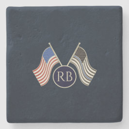 Thin Blue Line Steinuntersetzer