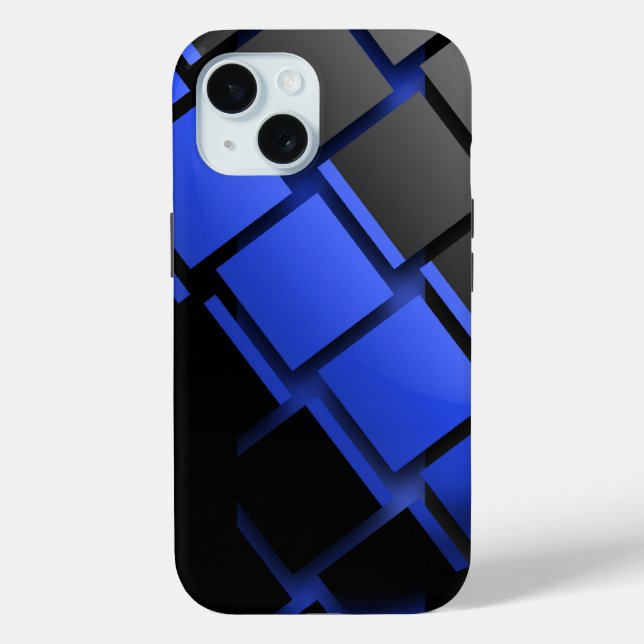 Thin Blue Line Style Case-Mate iPhone Hülle (Rückseite)